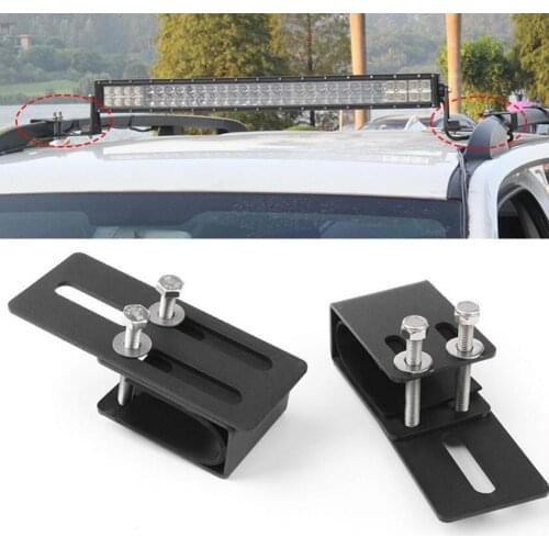 Car SUV Roof Rack Light Bar Mounting Bracket Offroad Auto Driving LED Work Lamp Clamp Holder Pickup Mount Accessories