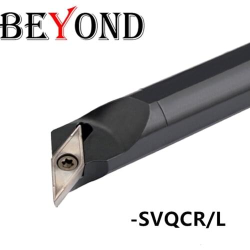 BEYOND SVQCR S20R-SVQCR16 S25S-SVQCR16 lathe cutter Internal Turning Tool Holder Boring Bar SVQCL carbide insert 20mm VCMT cnc