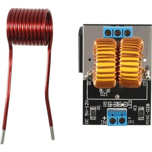 DC 5-12V Mini ZVS Low Voltage Induction Heating Power Supply Module Induction Heating board for induction Heating with Coil