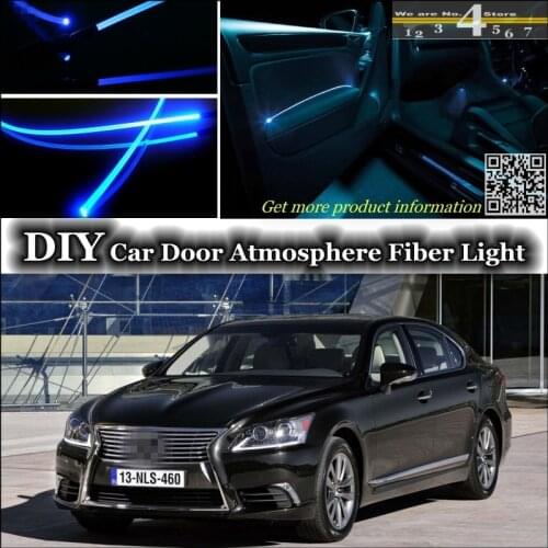 For Lexus LS 400 430 460 600h L For TOYOTA Celsior interior Ambient Light Tuning Atmosphere Fiber Optic Band Lights Inside Door