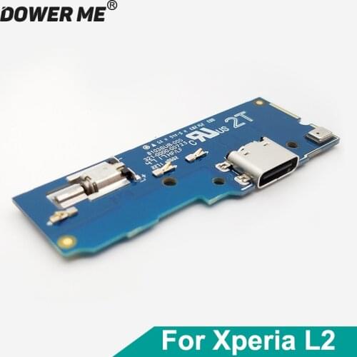 Dower Me For SONY Xperia L2 H3311 H4311 Charger Dock USB Charging Port Connector Microphone Vibrator Flex Cable Circuit Board