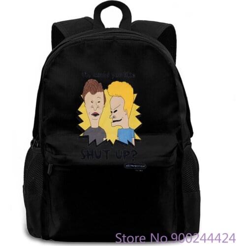 Beavis and Butthead Shut Up New 3D Printed Pure Anime women men backpack laptop travel school adult student