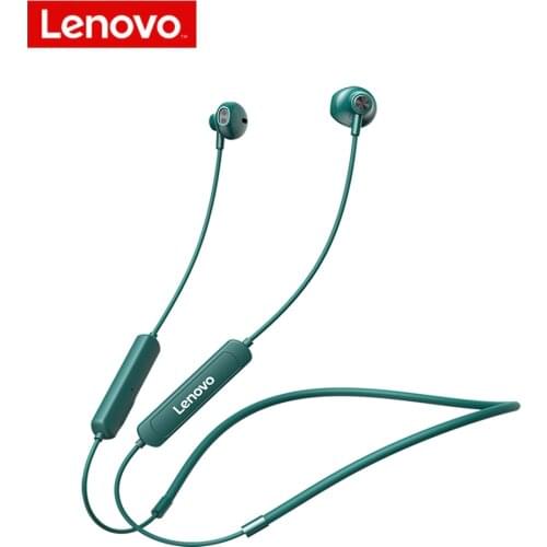 New Lenovo SH1 Wireless Earphone Bluetooth 5.0 Chip HIFI Sound Quality IPX5 Waterproof Sports Headset Magnetic Neckband Earbuds