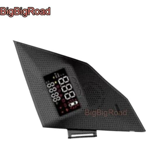 BigBigRoad Car Auto Head Up Display HUD Projector Screen Overspeed Alert Alarm Detector For Toyota CHR CH-R 2018 2019 2020