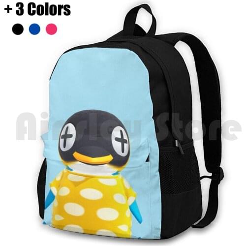 Cube Outdoor Hiking Backpack Riding Climbing Sports Bag Animal Penguins Penguin New Leaf New Horizons Acnl Acnh Animal New Leaf