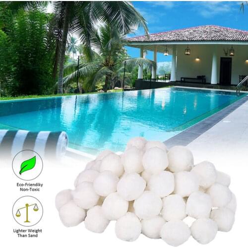 1200g Pool Filter Balls Eco-Friendly Swimming Pool Aquarium Filter Cleaning Balls Media for Sand Filters Purified Water Quality