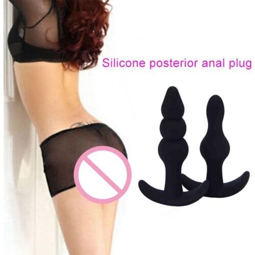 2pcs Silicone Massager Anchor Shape Safe Non-toxic Anal Plug Adult Products Help You To Have A Perfect Sexual Experience AC