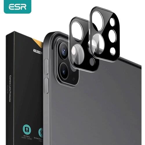 ESR for iPad Pro 11 12.9 2020 Camera Lens Glass 2pcs Camera Lens Flim for iPhone 12 mini 12Pro 12 Pro Max Glass Screen Protector