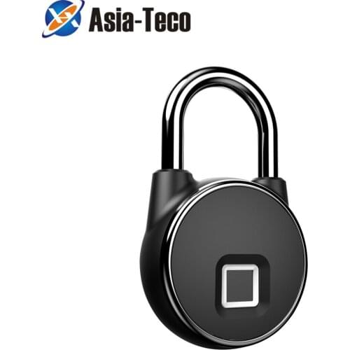 Smart Lock Fingerprint Padlock Dormitory Locker Warehouse Door Lock Waterproof Anti-Theft Travel Luggage Fingerprint Lock