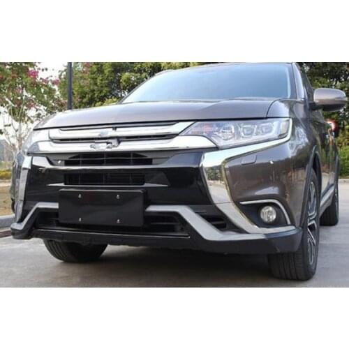 High Quality Car styling Plastic Front+Rear Bumper Guard Protector For Mitsubishi Outlander 2016 2017 2018