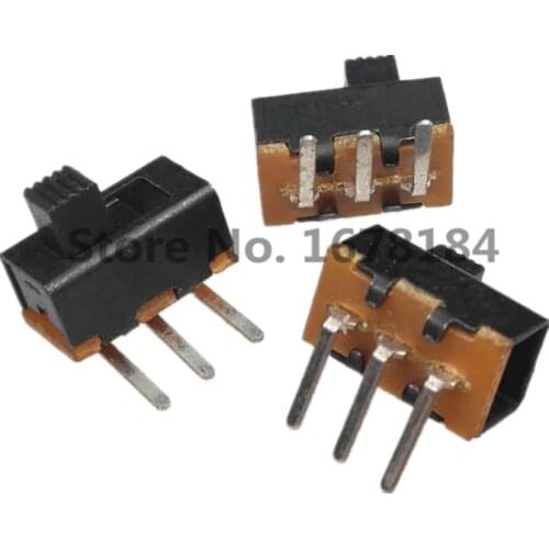 10PCS/LOT SS12F21 SS-12F21 Toggle Switch 1P2T Single Row 2 File 3Ppin Vertical Horizontal Handle Lever Switch