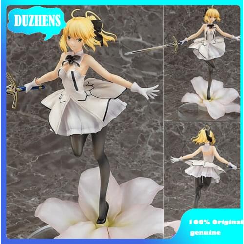 100% Original: Anime Fate FGO Saber Altria Pendragon 28cm PVC Action Figure Anime Figure Model Toys Figure Collection Doll Gift