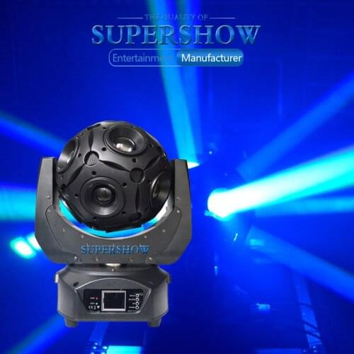 12X10W RGBW 4in1 football moving head rotating stage effect light disco dj show stage lighting