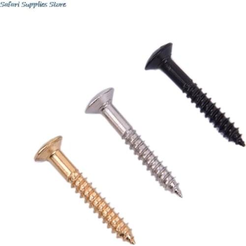 20pcs Electric Guitar Humbucker Pickup Ring Mounting Pickup Frame Fixing screw