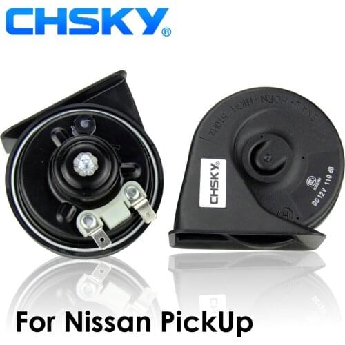 CHSKY Car Horn Snail type Horn For Nissan PickUp 1997 to 2004 12V Loudness 110-129db Auto Horn Long Life Time High Low Klaxon