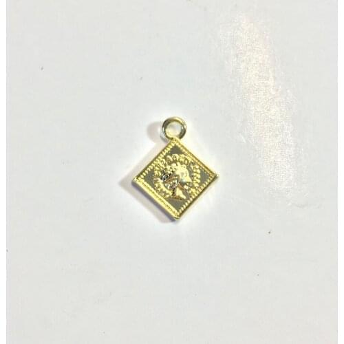 Eruifa 20pcs 9mm Square Beauty Coin Wholesell necklace,earring bracelet jewelry DIY handmade 3 colors