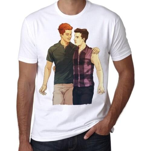 Men Cotton Short Sleeve Tshirt Shameless Gallavich T-shirt, Ian Gallagher Milkovich T Shirt Hip Hop Tees Tops