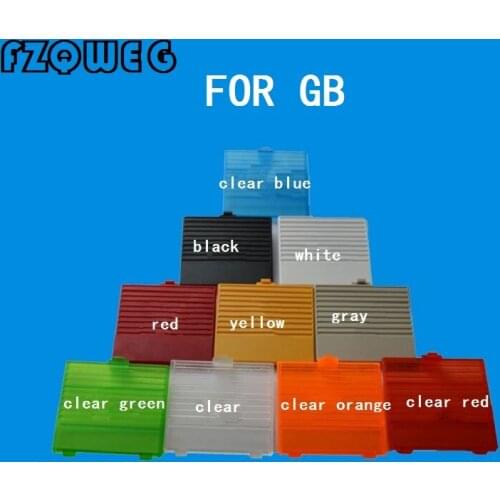 FZQWEG 10 Colors For GameBoy Classic DMG GBO Battery Cover For GB Back Pack Door Replacement