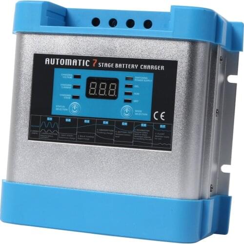 Intelligent AC 220V To 24V 20A Lead Acid Battery Charger LED Digital Display