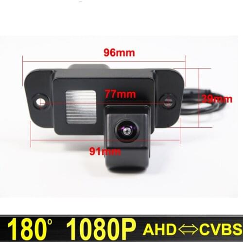 180 Degree AHD 1920x1080P Night Vision Car Rear View Reverse Parking Camera For Ssangyong Rexton Korando Actyon