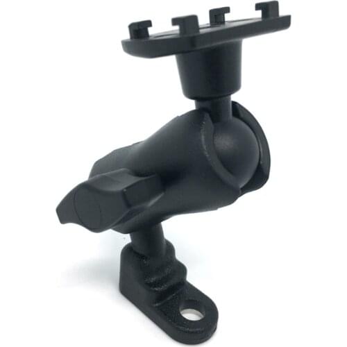 Motorcycle Composite Double Socket Arm Phone Mount For 1' Ball Bases