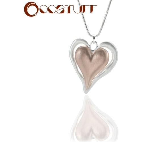 Love Heart Pendants Long Chains Collar Necklace for Women Trend Decorative Jewelry Suspension Accessories Korean Unusual Things