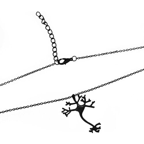 Little Tree Pendant Fashion Branch Silver Plated Black Golden Necklace for Women