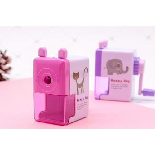 Kawaii Cartoon Mechanical Pencil Sharpener ABS Material Escolar Papelaria Office School Supplies