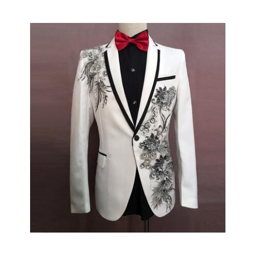 Men slim suits designs masculino homme terno stage costumes for singers men sequin blazer dance clothes jacket star style dress