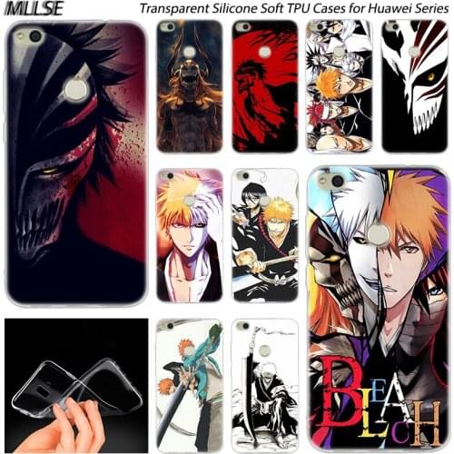 Anime Bleach ichigo Soft Silicone Case for Huawei NOVA 3 3i 4 Honor 7A Pro 7S 6X 7X 8X 8 9 10 Lite Play View 20 Fashion Cover