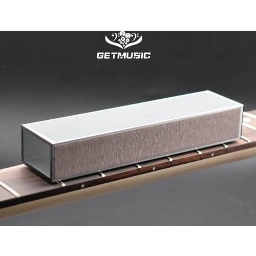 Guitar Fret Leveling File 150x38x25MM with Self-adhesive Sandpaper Luthier Tool For Acoustic Electric Guitars Bass