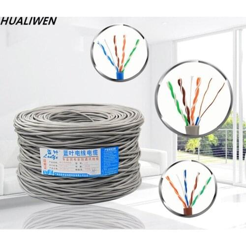 Super Five Network Cable Computer Network Cable 0.51 Core 300 Meters Box Monitoring Twisted Pair Cable