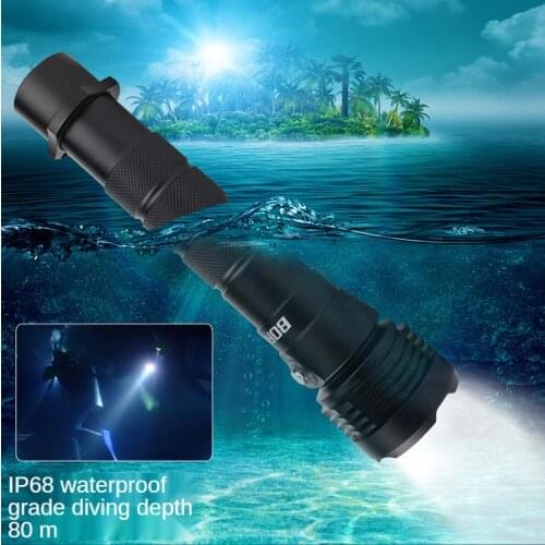 XHP50 LED flashlight 3 Modes USB Rechargeable 28860 Battery IP68 Waterproof For Camping Diving Light Outdoor Aluminum Alloy