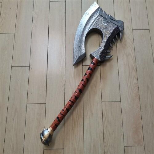 Cosplay 1:1 World Of Warcraft Battle Axe Hot Game Movie Anime Halloween Cosplay Axe Weapons Role Playing 82CM PU Model Toy Prop