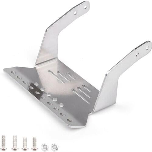 KYX Racing Stainless Steel Chassis Protector Chassis Guard Board Upgrades Parts Accessories for RC Crawler Car Tamiya CC02