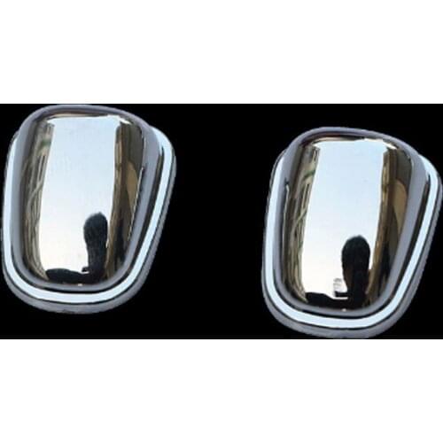 Foal Burning ABS Chrome Sprinkler Head Water Spray Nozzle Wiper Water-jet Cover Trim Sticker for Jeep Compass 2017 Accessories