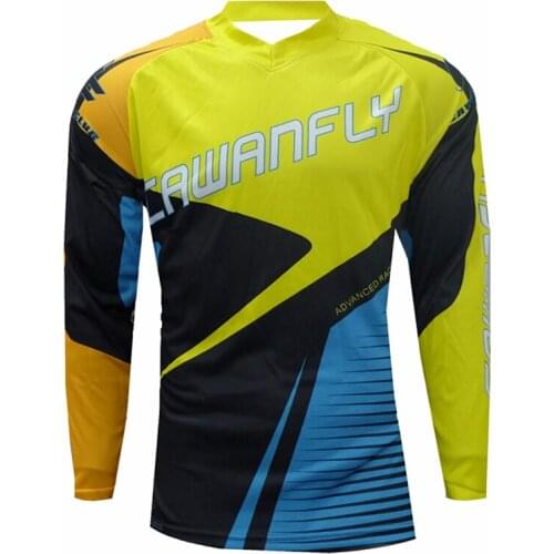 Winter Long Sleeve Motorcycle Offroad Cycling Jersey Downhill MTB Wear BMX Mountain Bike DH Clothing Bicycle Motocross T Shirt