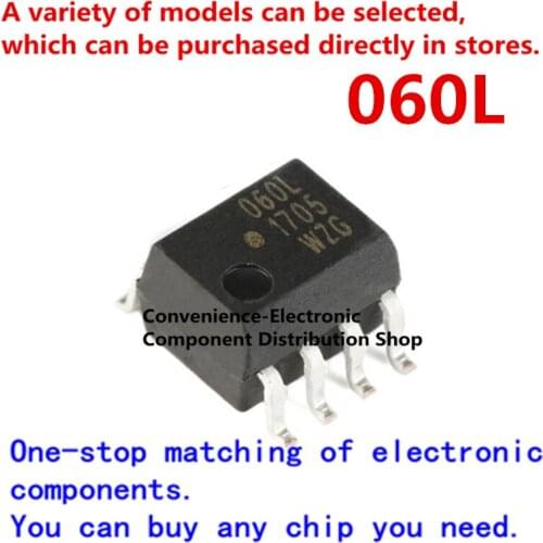 10PCS/PACK 60L Optocoupler 060L HCPL-060L Optocoupler High Speed 3.3V Isolator SMD SOP-8