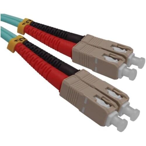 12 Meters SC-SC Fiber Optical Duplex Patch Cords Multimode 50/125 OM3