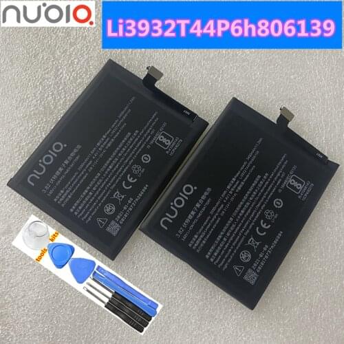 Original 3200mAh Li3932T44P6h806139 Mobile Phone Battery For ZTE Nubia Z17 / Z17Lite Lite NX591J NX563J Bateries