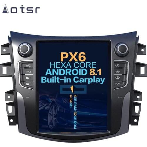 Aotsr Tesla 10.4"Vertical screen Android 8.1 Car DVD Multimedia player carplay GPS Navigation For NISSAN NP300 Navara 2014-2019