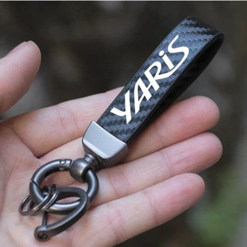 Car Accessories Key Chains Keychain Holder Key Ring Lanyard for Keys for Toyota Yaris 2004 2008 2018 Accessories Car Styling