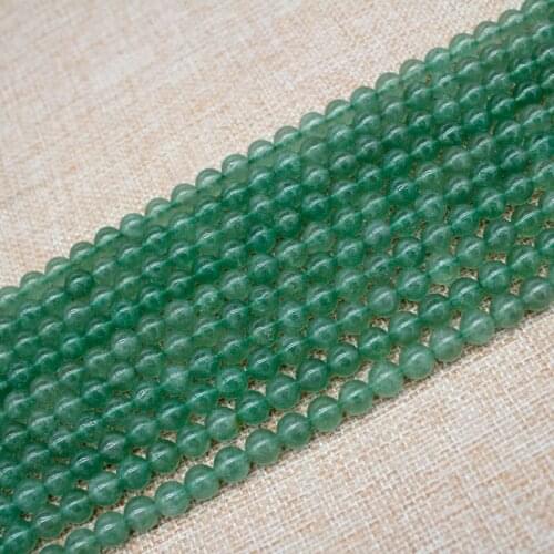 Free shipping nature green strabreey quartz loose beads 6mm8mm10mm for making necklace bracelet diy fashion hot sale