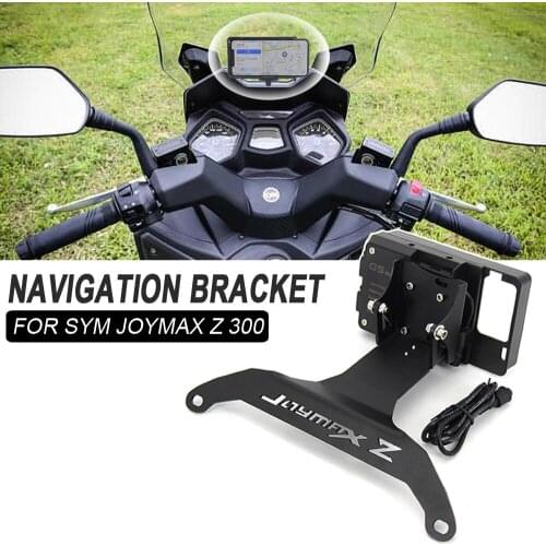 NEW Motorcycle For SYM JOYMAX Z 300 Windshield Mount GPS Smartphone Holder Navigation Bracket