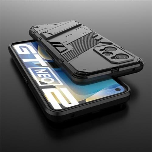 For Realme GT 5G Case Punk Stlye Phone Holder Protective Armor Bumper Case For Realme GT 5G Cover For Realme GT Realme 8 8 Pro