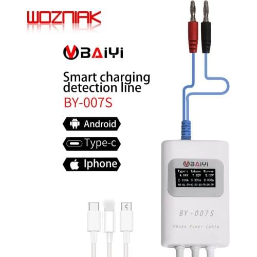 BY-007S MULT-FUNCTION SMART CHARGING DETECTION LINESupport multiple fast-charging protocols such as PPS/PD/QC/AFC/FCP/SCP/PE/SFC
