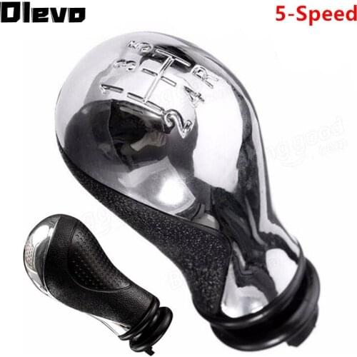 Chromed 5 Speed MT Gear Shift Knob for Citroen C4 C5 C8 Berlingo C-Quatre C2 C3 C3 Pluriel C3 Picasso Gear Shifter Lever Pen Arm