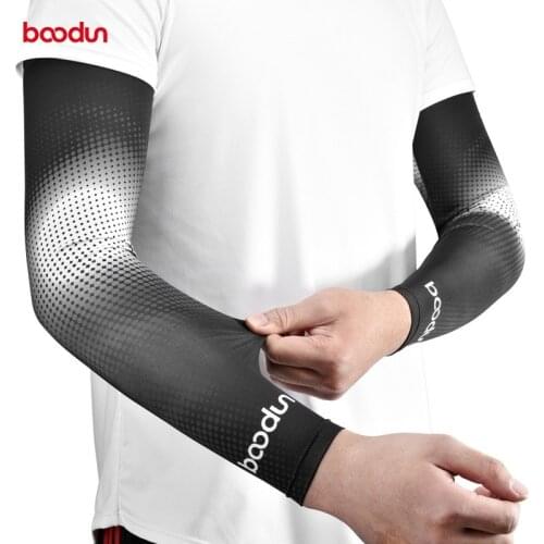 BOODUN Summer Men Women Cycling Arm Warmers Bike Bicycle Arm Cover Sleeve Protection Outdoor Sports UV Sunscreen Fishing Sleeves