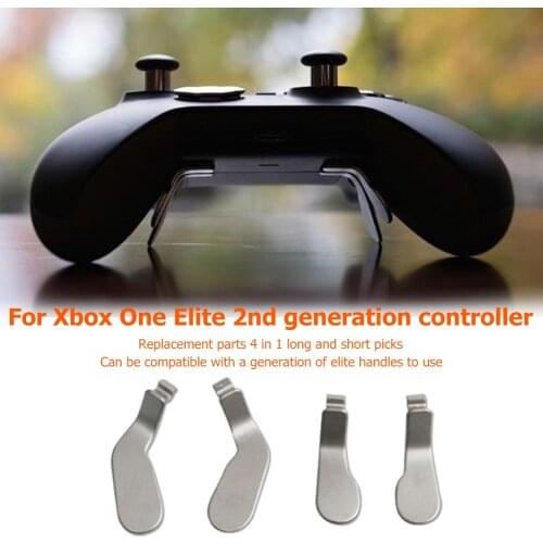 4pcs Metal Paddles Hair Trigger Locks for Xbox Elite Wireless Controller Series 2 Replacement Parts Gamepad Accessories