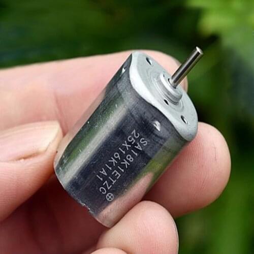 Minebea DC 12V-24V Square Precision Motor 90 Degree Precious Metal Brush Vibrator 6 Pole Rotor High Torque Widened Commutator